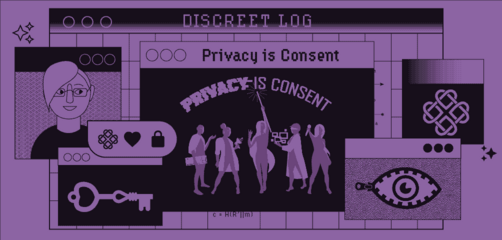 discreet log banner privacy is consent