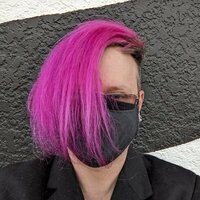 dan with pink hair